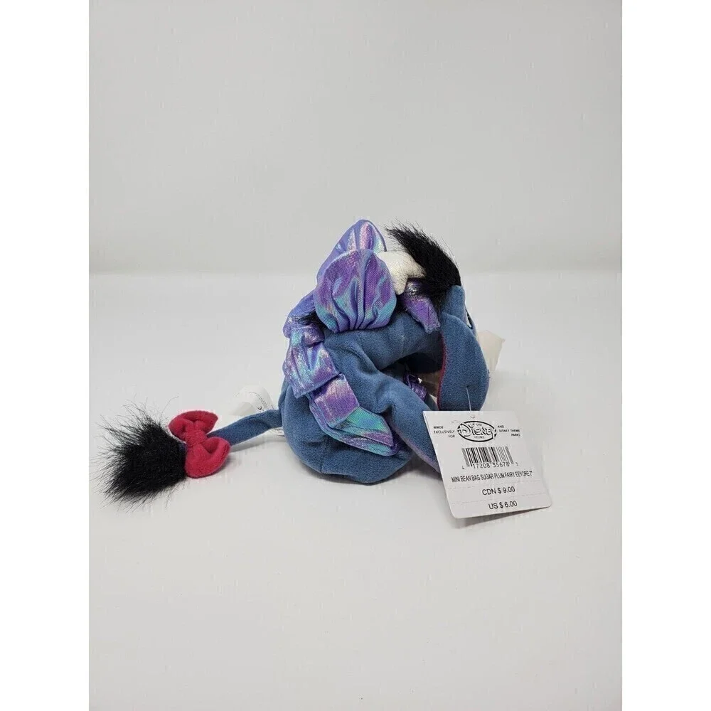 THE DISNEY STORE SUGAR PLUM FAIRY EEYORE BEAN BAG PLUSH TOY EXCLUSIVE RETIRED